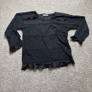 Isabel Marant Etoile Chay Striped Lattice Inset Blouse